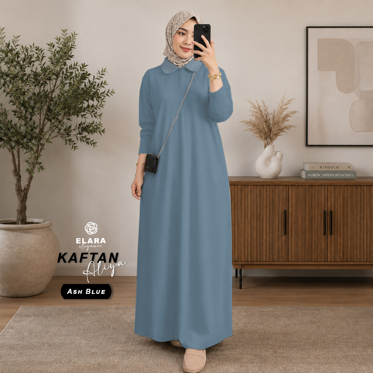 Kaftan Aliya Ash Blue