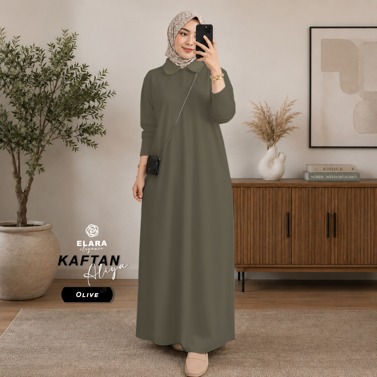 Kaftan Aliya Olive