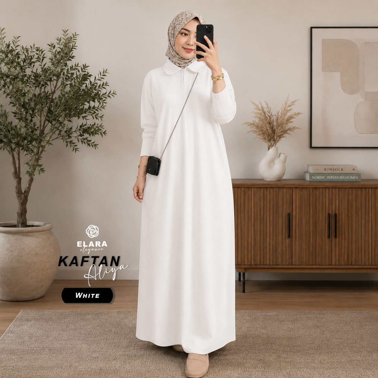 Kaftan Aliya White