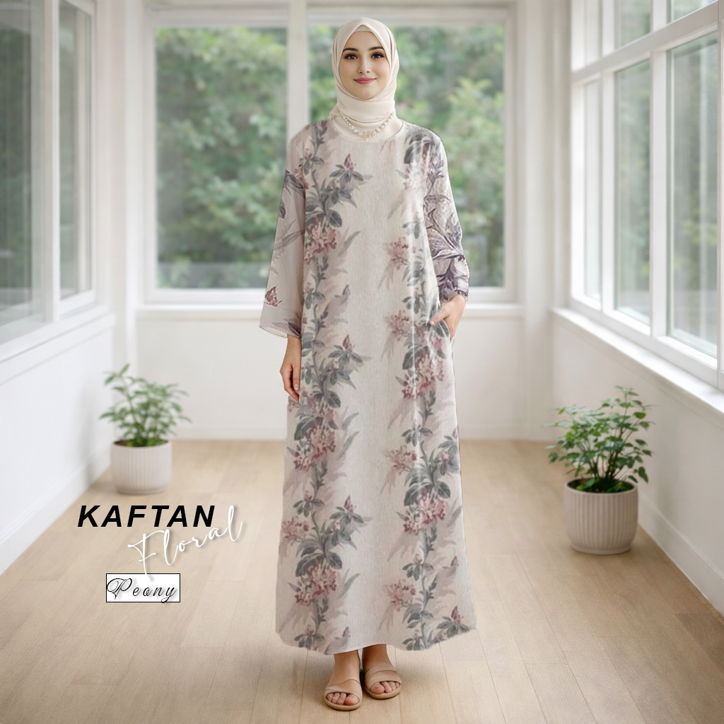 Kaftan Floral Peony