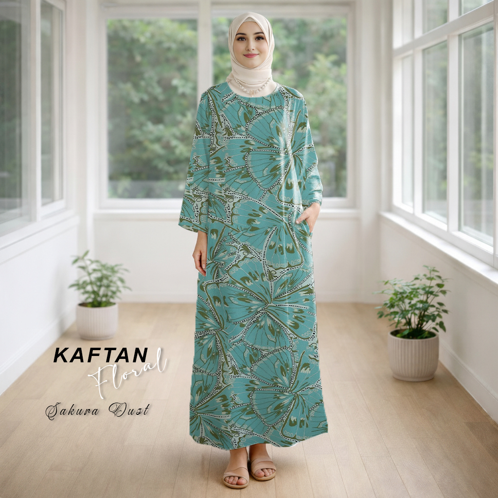 Kaftan Floral Sakura Dust